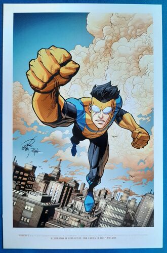Ex Libris Du Comic " Invincible ", Delcourt.