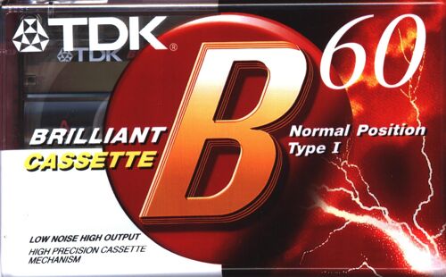 LOT de 3 CassetteS TDK B 60 Neuve sous blister