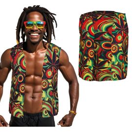 Gilet Hippie Rasta Jamaïque Adulte