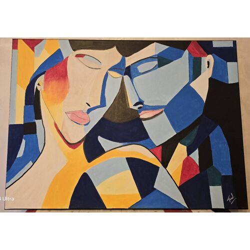 Tableau grand format acrylique