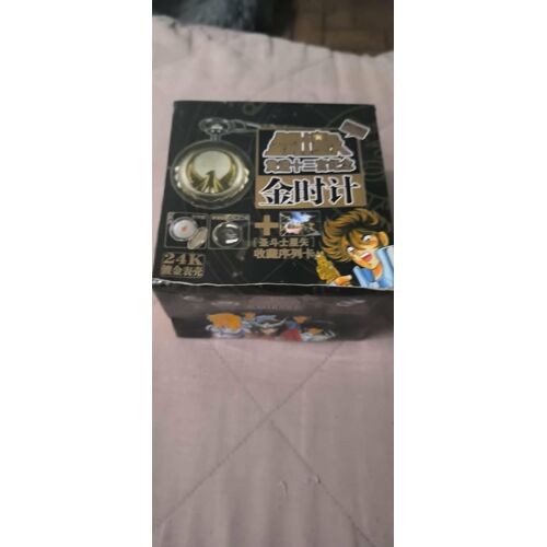 Saint Seiya Montre À Gousset Golden Commemorative Zodiac Clock +Carte Numérotée