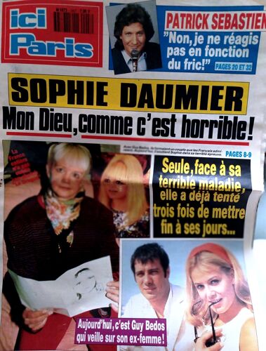 Ici Paris 2407 1991 Sophie Daumier/Patrick Sebastien/Frederic Francois/Montossey/Dion/Muti/Thierry Hasard/Jean Lefebvre/Linda Evans
