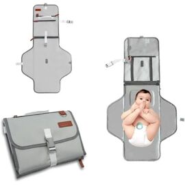 Matelas À Langer Pliable Imperméable Pour Bébé 55x62 Cm