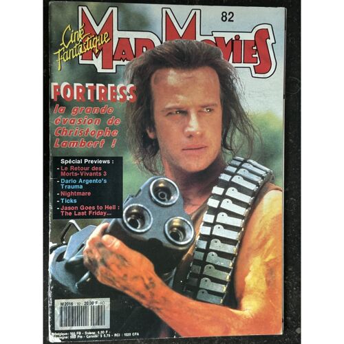Ciné Fantastique Mad Movies N° 82 - 1992 - Christophe Lambert Fortress Le Retour Des Morts-Vivants 3