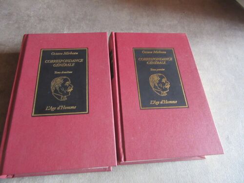 2 Vol D Octave Mirbeau Correspondance Generale Edition Age D Homme