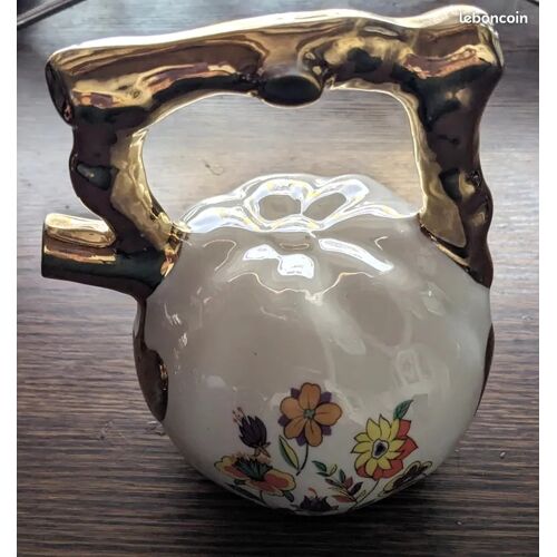 Bouteille À Liqueur En Forme De Pomme - Porcelaine De Paris