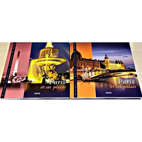 2 Beaux Livres Paris Et Ses Places Paris Et Ses Palais Édition Atlas