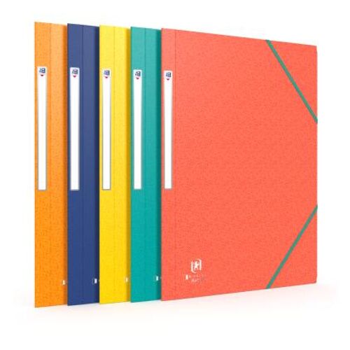 Oxford 100200689 Fichier Carton Bleu, Vert, Orange, Rouge, Jaune A4