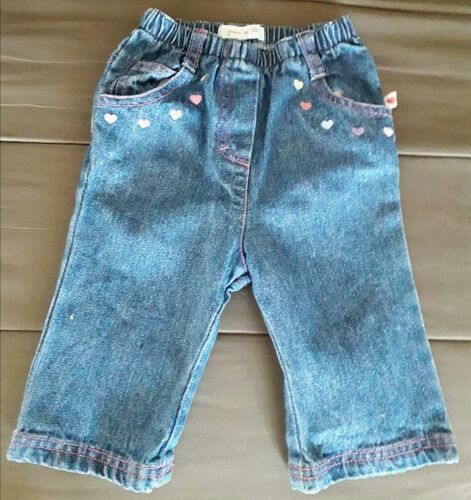 Jeans Fille 3/6 Mois Marque Grain De Blé