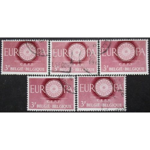 Belgique N°1150 X 5 Oblitéré