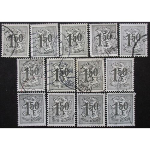 Belgique N°1518 X 13 Oblitéré