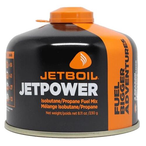 Jetboil Jetpower Fuel - Single 0,23 L 380 G Noir, Orange Bouteille À Carburant