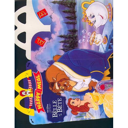 Macdo Happy Meal "La Belle Et La Bête"