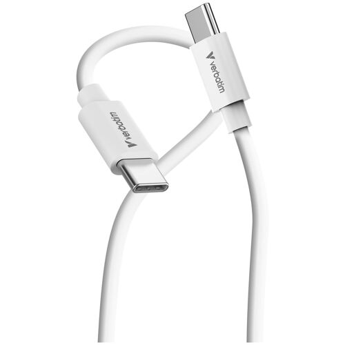 Verbatim 32409 câble USB USB 2.0 3 m USB C 0,48 Gbit/s 100 W Blanc