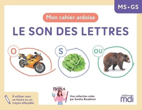 La Classe De Moscaia - Mon Cahier Ardoise - Apprendre Le Son Des Lettres