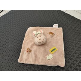 Doudou plat vache/girafe Jungle Bengy