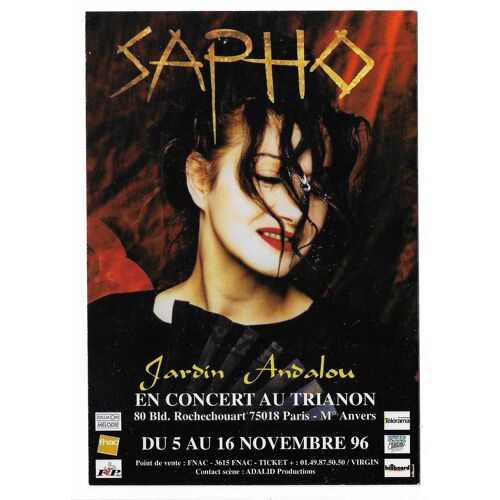 Carte Postale Sapho , Nouveau Cd : Jardin Andalou