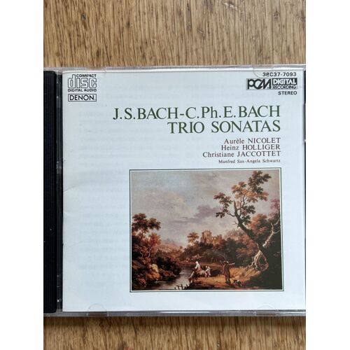 J.S. Bach, C.P.E. Bach : Sonates En Trio, Aurèle Nicolet, Heinz Holliger, Christiane Jaccottet