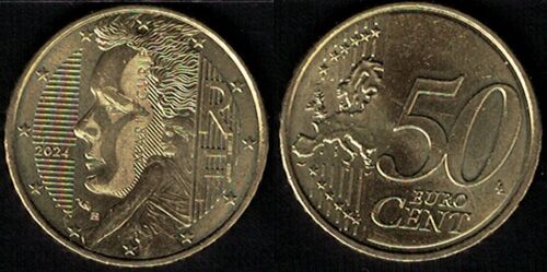 France 2024 Pièce De Monnaie 50 Centimes Euro Marie Curie Rp102