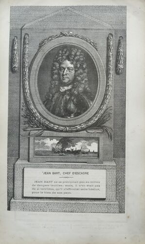 Gravure Ancienne - Jean Bart