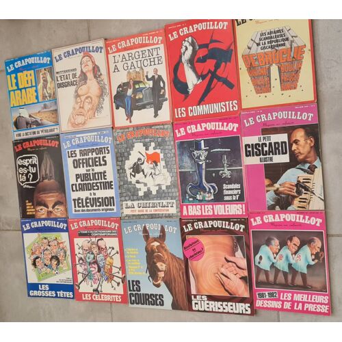 Lot 15 Magazines Crapouillot