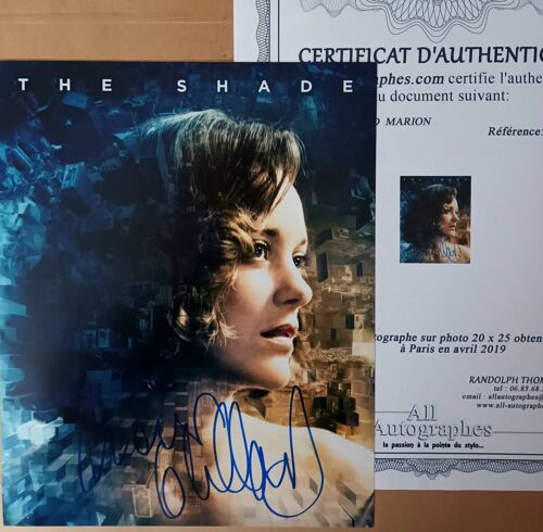 Autographe Original Sur Photo 25x20 Actrice Marion Cotillard Avec Coa