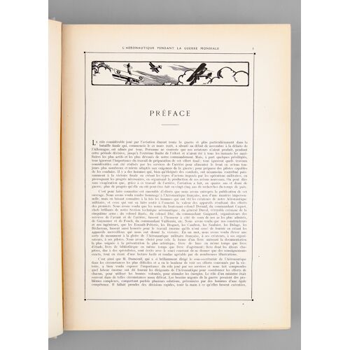 L'aéronautique Pendant La Guerre Mondiale 1914-1918 [ Edition Originale ]