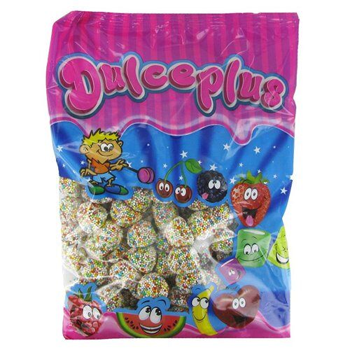 Bonbons Dulceplus Mûres Perlées Multicolors Sachet De 1 Kg