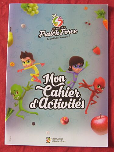 Collector. Fraich'Force. Mon Cahier D'Activités. 20 Pages. Vierge.