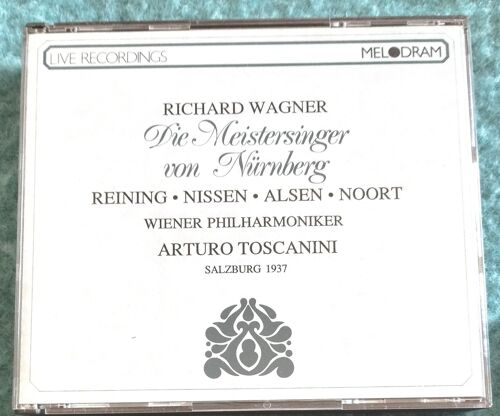 Richard Wagner Coffret 4 Cd Die Meistersinger Von Nurnberg Le Maître Chanteur De Nuremberg Au Festival De Salzbourg 1937 Direction Arturo Toscanini Avec Hans Nissen Henk Noort Maria Reining