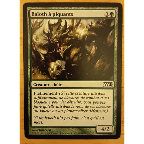 Spiked Baloth // Baloth À Piquants (M13)