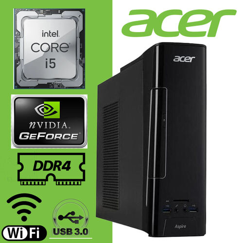 Pc Acer Aspire XC-780 Intel Core i5 DDR4 WiFi Bluetooth Nvidia GForce GT705 W11