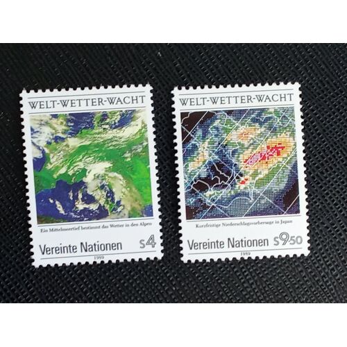 Timbre Nations Unis (Onu) Vienne Yt 92 - 93 1989