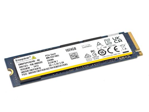 Kingston SSD NVMe 1To PCIe 4.0 M.2 OM8PGP41024N