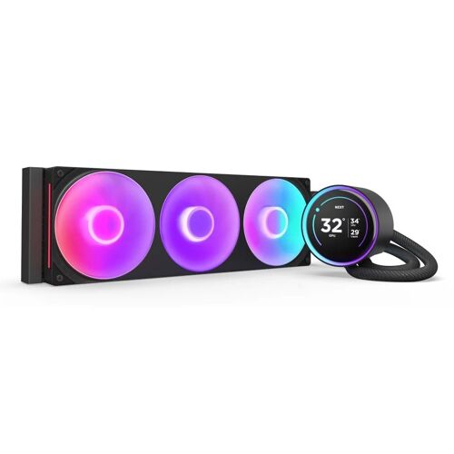 NZXT KRAKEN ELITE 420 RGB LCD WATER COOLER BLACK