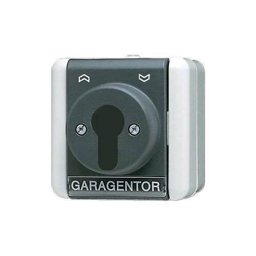 JUNG Interrupteur à clé, Bouton + interrupteur, Gris