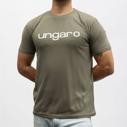 Tee Shirt Col Rond Coton Avec Logo Gomme Homme Ungaro
