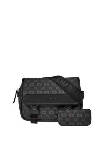 Chabrand Sacoche en toile enduite Icone Noir