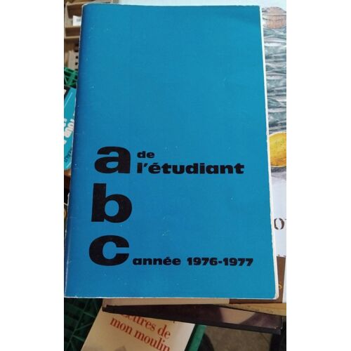 A B C De L'Étudiant Aannée 1976 - 1977