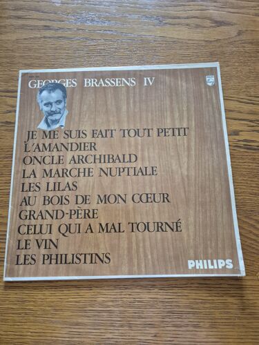 Georges Brassens Volume 4, Vinyle 33t, Je Me Suis Fait Tout Petit, L'Amandier, La Marche Nuptiale