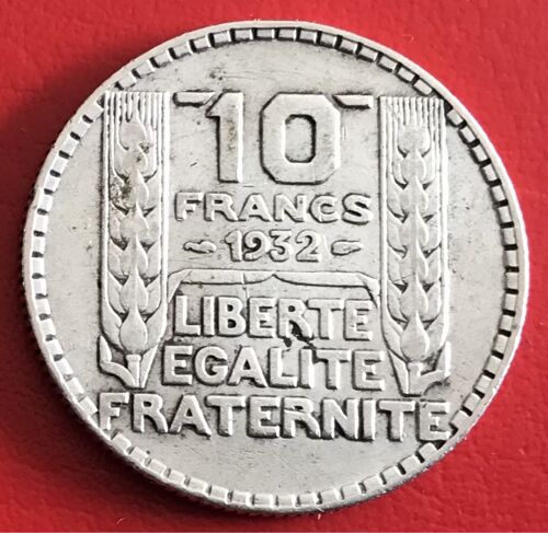 10 Francs - Turin - 1932 - France - Argent