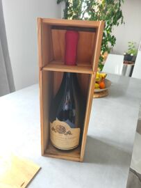 Jeroboam ( 3 Litres) Vin Côte Du Roussillon Caramany Cellier Des Comtes Avec Certificat D'Authenticité Année 2000