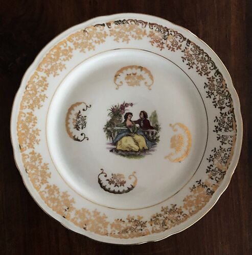 Assiette Décorative En Porcelaine Ø 18 Cm