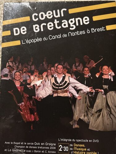 Dvd Coeur De Bretagne, L’Epopee Du Canal De Nantes A Brest