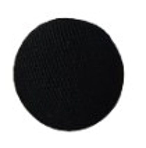 Broche Ronde Noire