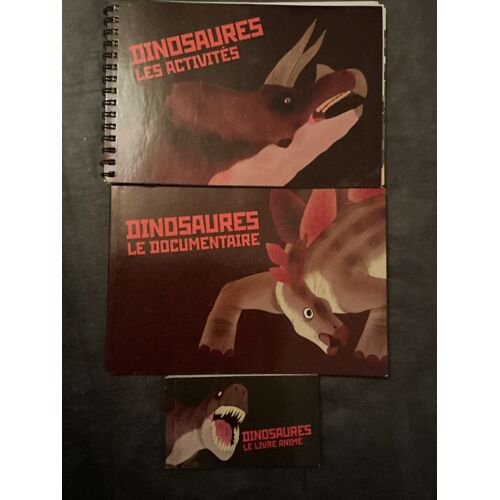 Dinosaures Le Documentaire, Les Activités Et Le Livre Animé