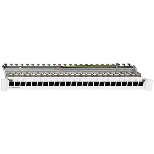 Rutenbeck Patch Panel, 48,30cm (19"), CAT6A, 24xRJ45, Lichtgrau, PP-UM (239101000)