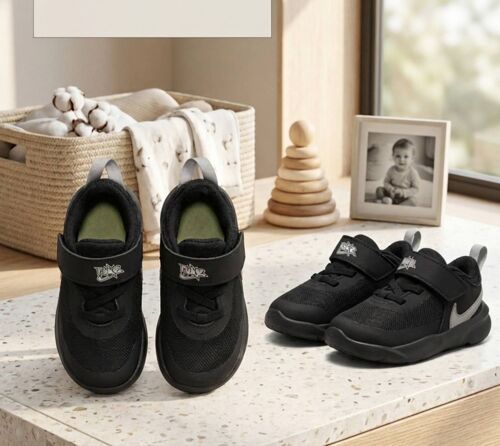Baskets Nike Enfant - Modèle Wearallday (Noir/Gris)