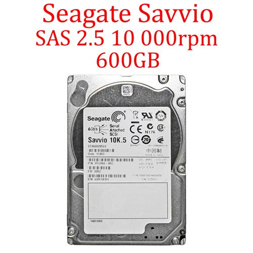 10000RPM 64mb 600GB SAS Seagate Savvio 10K.5 ST9600205SS Server disque dur 2.5"