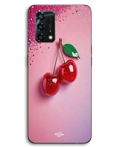 Coque Pour Oppo A95 Cerise brillante Maniacase